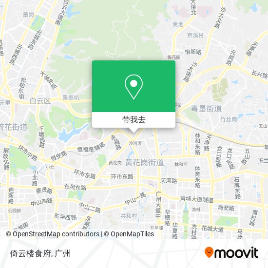 倚云楼食府地图