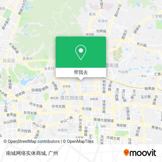 南城网络实体商城地图