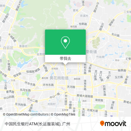 中国民生银行ATM(长运服装城)地图
