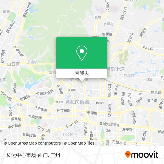 长运中心市场-西门地图