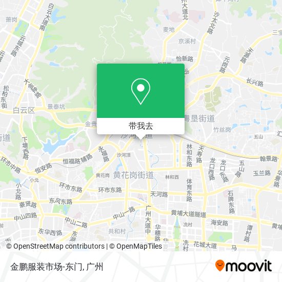 金鹏服装市场-东门地图