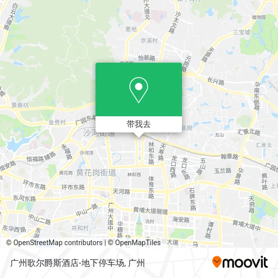 广州歌尔爵斯酒店-地下停车场地图