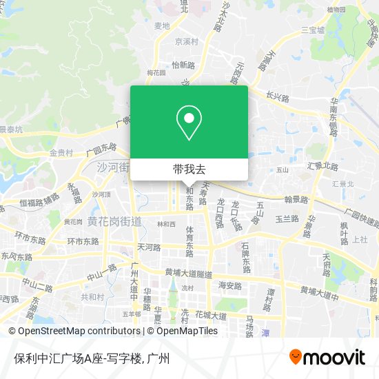 保利中汇广场A座-写字楼地图