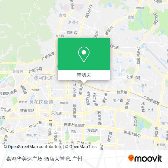嘉鸿华美达广场-酒店大堂吧地图