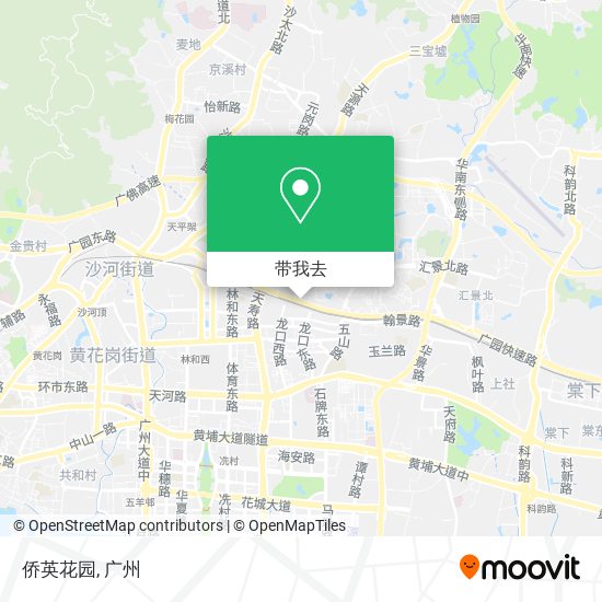 侨英花园地图