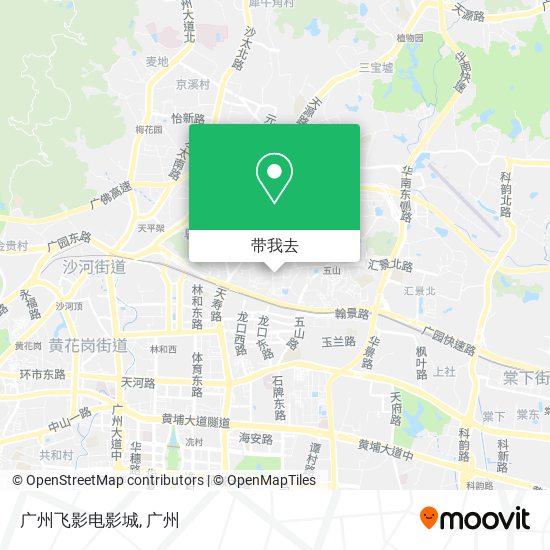 广州飞影电影城地图