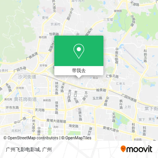 广州飞影电影城地图