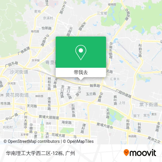 华南理工大学西二区-12栋地图