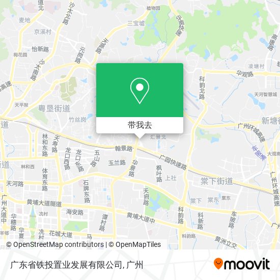 广东省铁投置业发展有限公司地图