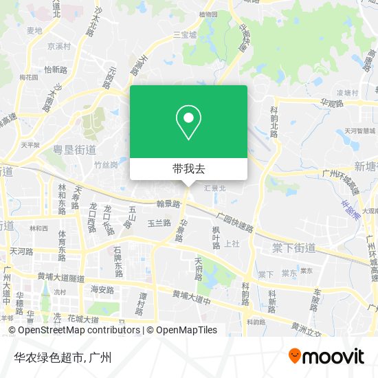 华农绿色超市地图