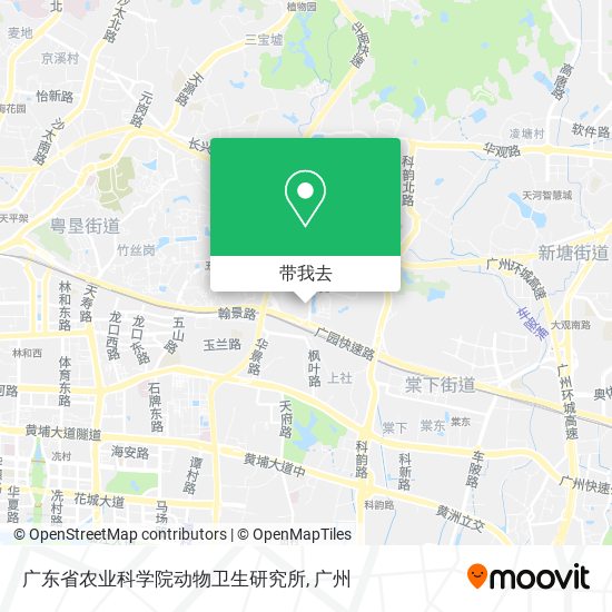 广东省农业科学院动物卫生研究所地图