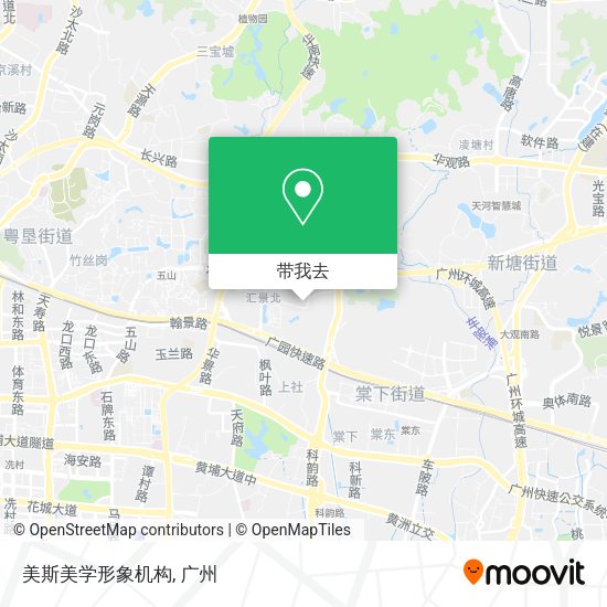 美斯美学形象机构地图