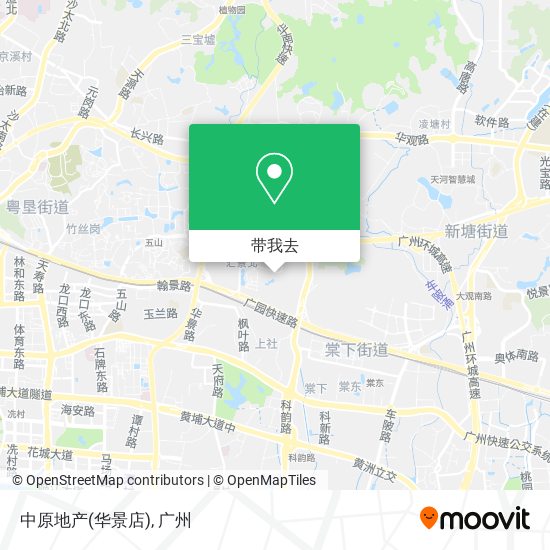 中原地产(华景店)地图