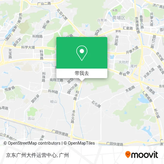 京东广州大件运营中心地图