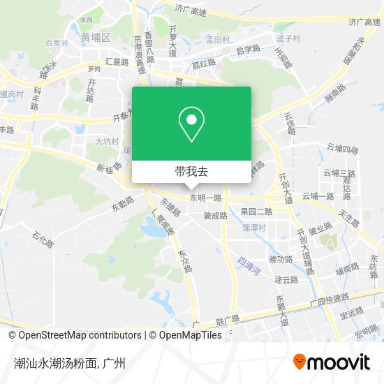 潮汕永潮汤粉面地图
