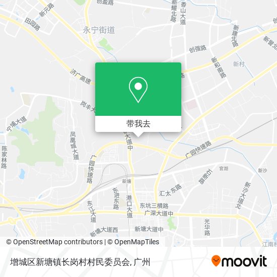 增城区新塘镇长岗村村民委员会地图