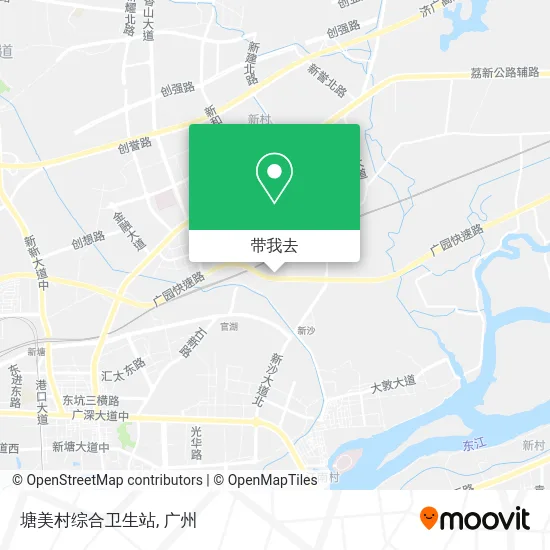 塘美村综合卫生站地图