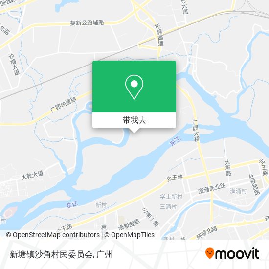 新塘镇沙角村民委员会地图