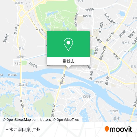 三水西南口岸地图