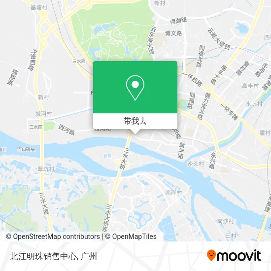 北江明珠销售中心地图