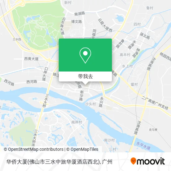 华侨大厦(佛山市三水中旅华厦酒店西北)地图