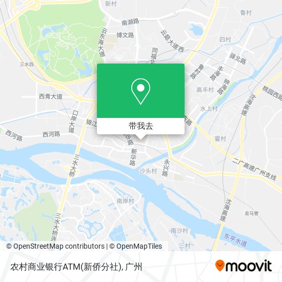 农村商业银行ATM(新侨分社)地图
