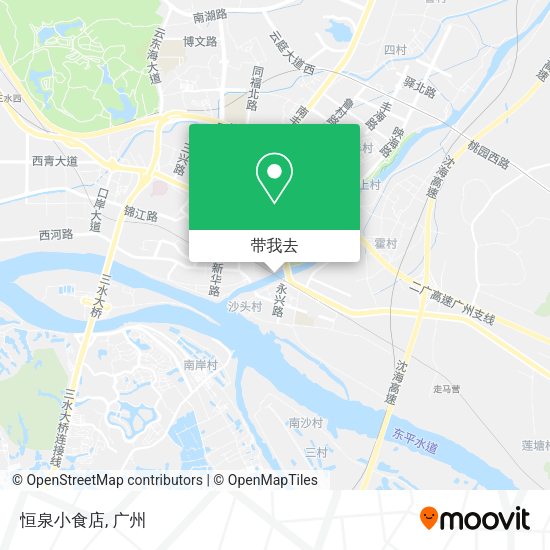 恒泉小食店地图