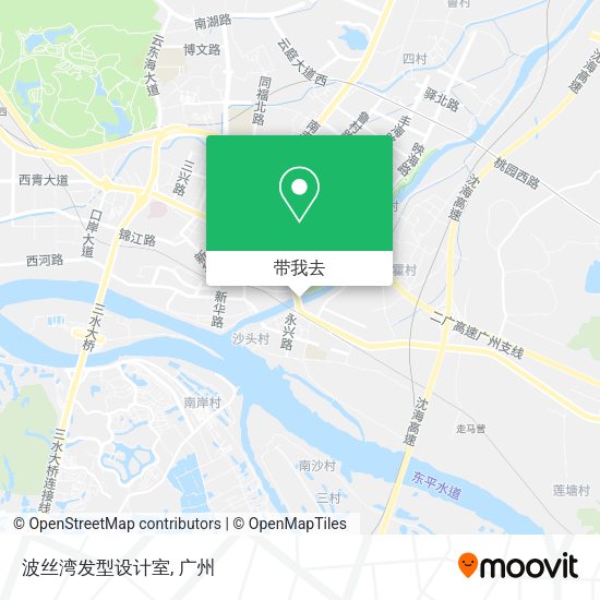 波丝湾发型设计室地图