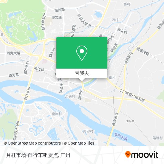 月桂市场-自行车租赁点地图