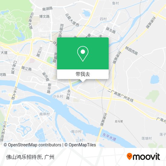 佛山鸿乐招待所地图