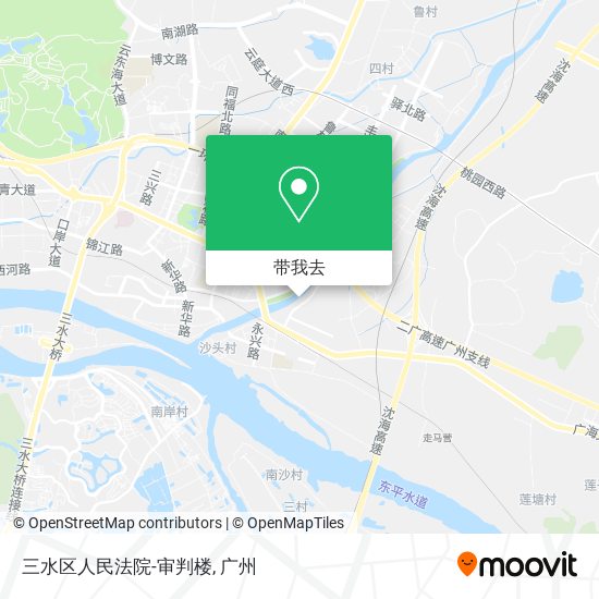 三水区人民法院-审判楼地图