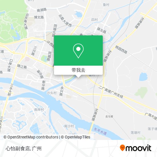 心怡副食店地图