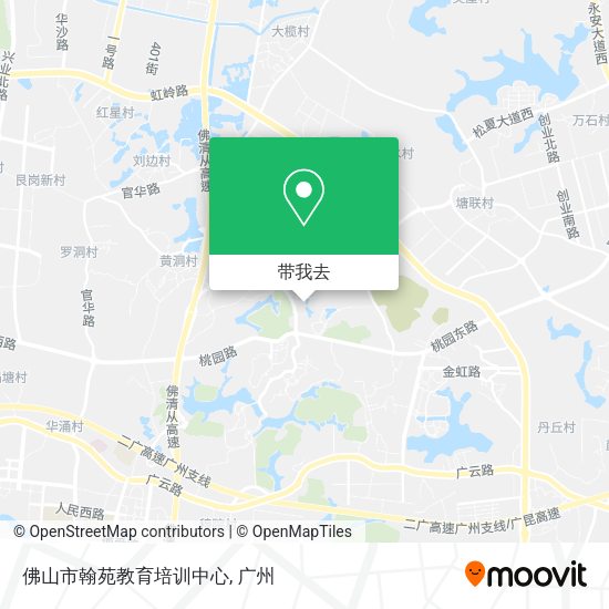 佛山市翰苑教育培训中心地图