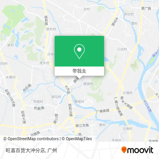 旺嘉百货大冲分店地图