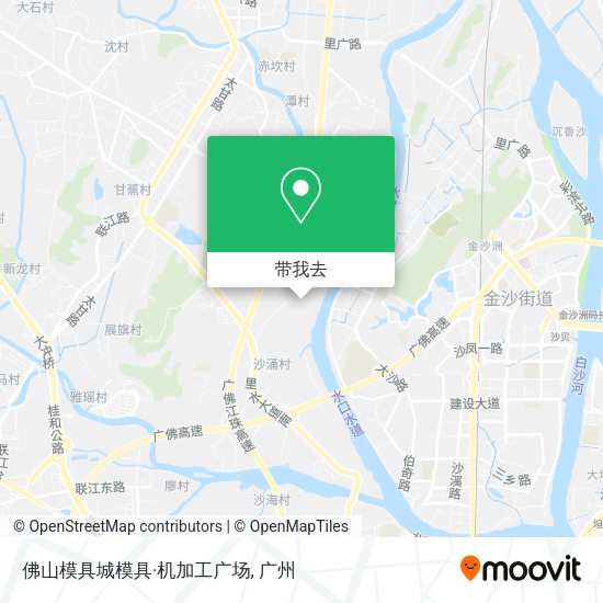 佛山模具城模具·机加工广场地图