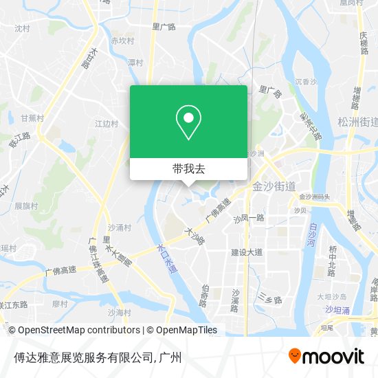 傅达雅意展览服务有限公司地图