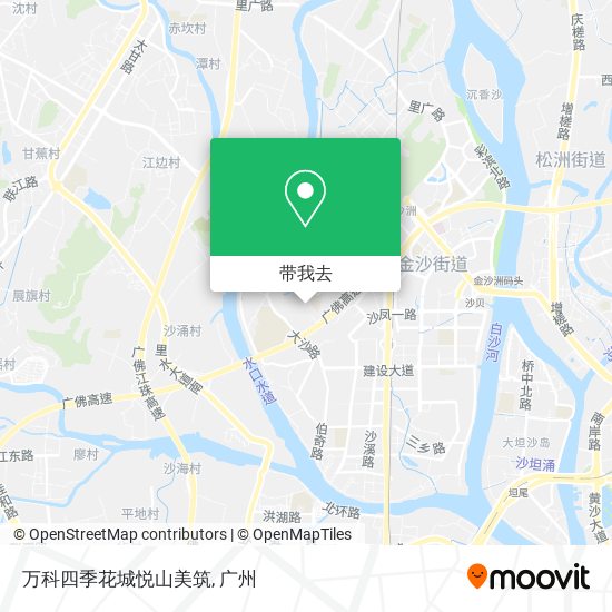 万科四季花城悦山美筑地图