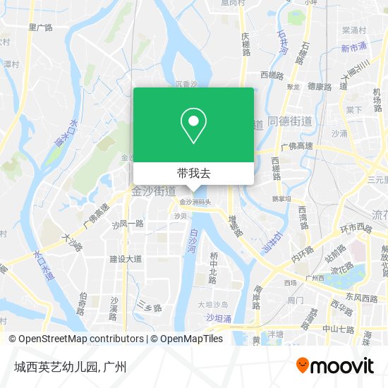 城西英艺幼儿园地图