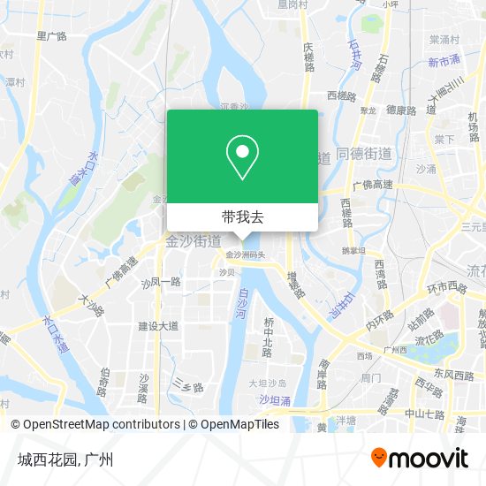 城西花园地图