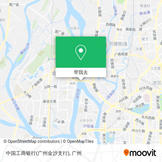 中国工商银行(广州金沙支行)地图