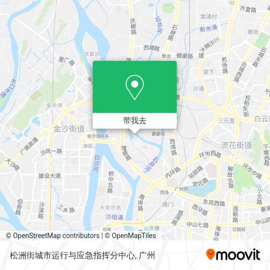松洲街城市运行与应急指挥分中心地图