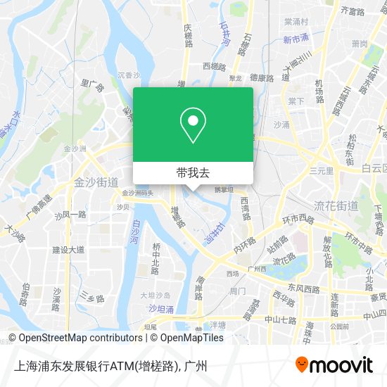 上海浦东发展银行ATM(增槎路)地图