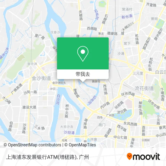 上海浦东发展银行ATM(增槎路)地图