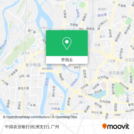 中国农业银行(松洲支行)地图