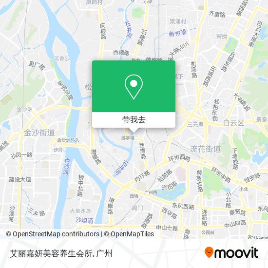 艾丽嘉妍美容养生会所地图