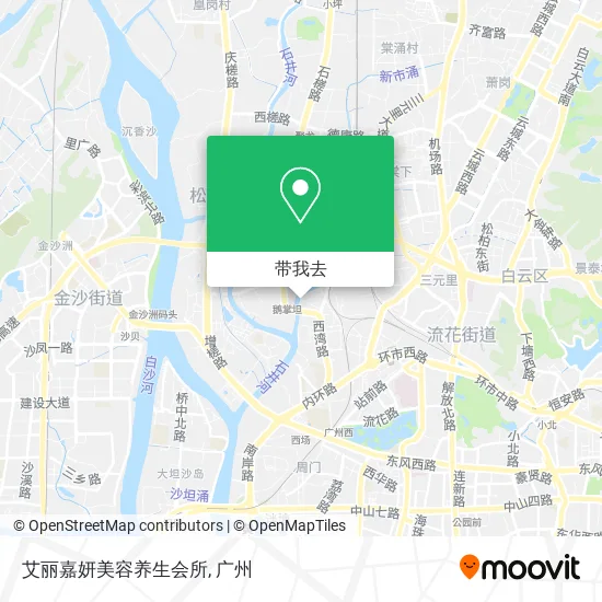 艾丽嘉妍美容养生会所地图