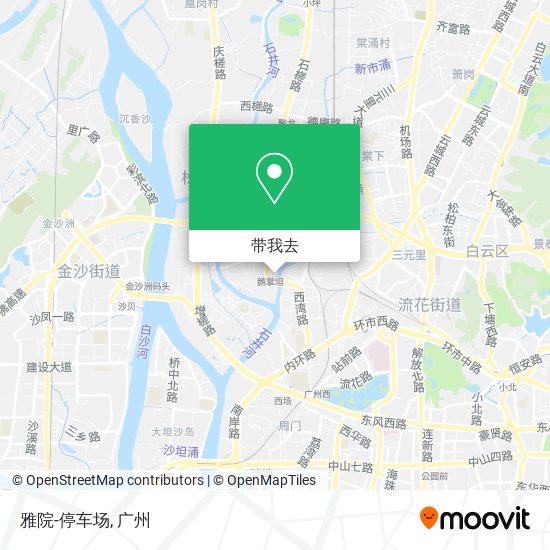 雅院-停车场地图
