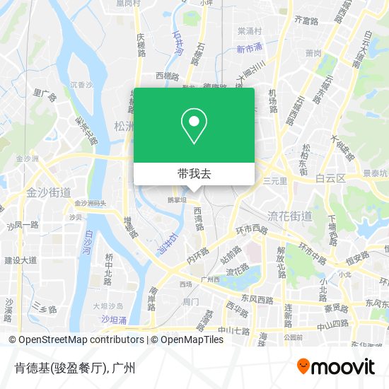 肯德基(骏盈餐厅)地图