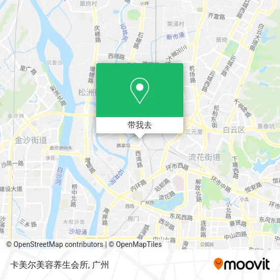 卡美尔美容养生会所地图