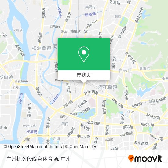 广州机务段综合体育场地图